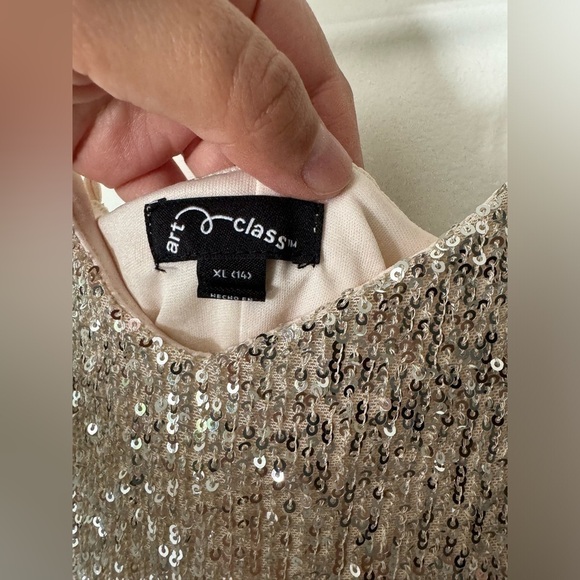 Art Class Girls Sequence Dress XL(14) - Picture 3 of 3